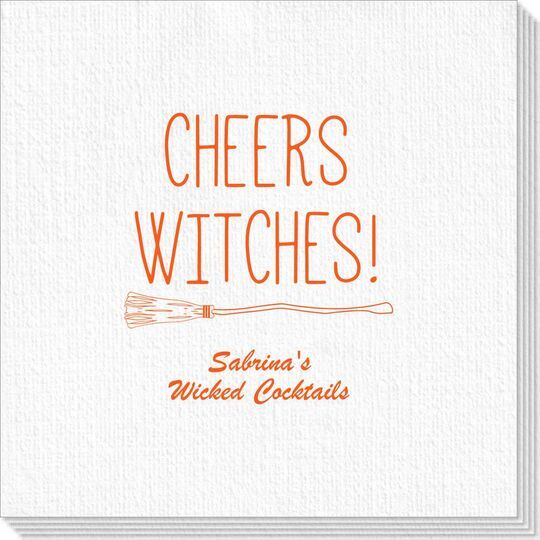 Cheers Witches Halloween Deville Napkins